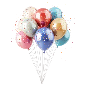 a bunch of balloons