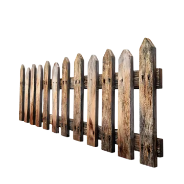 a wooden fence on a white background