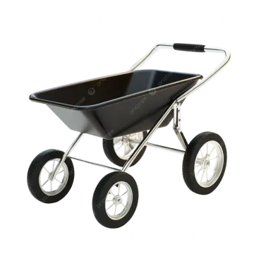 a black wheelbare with wheels