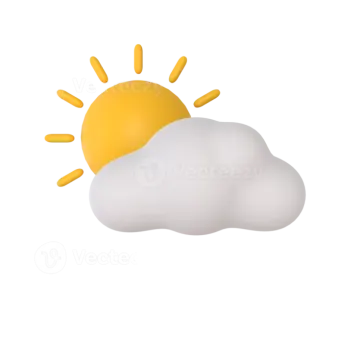 a weather icon on a white background