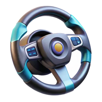 an image of a steering wheel