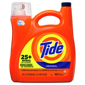 Tide free & clear laundry deter