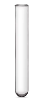 a glass vase with a white background
