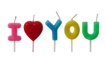 i love you cake toppers