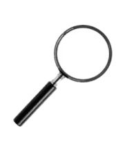 a magnit with a black handle