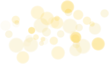 a white background with yellow circles