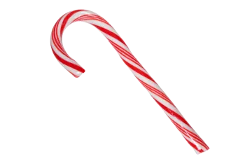 a candy cane on a white background