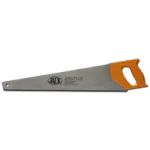 a saw with an orange handle