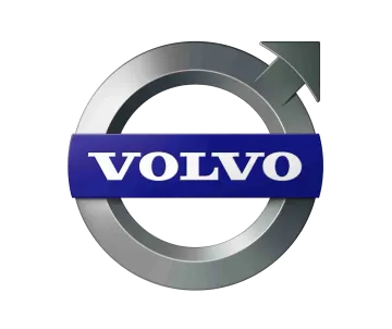 the volvo logo on a white background