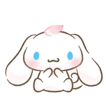 a drawing of a bunny with a pink bow on its head