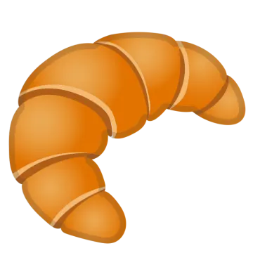 an orange croise on a white background