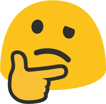 a yellow smiley face with a finger pointing at it