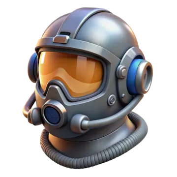 a helmet with goggles on it