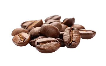 a pile of roasted coffee beans