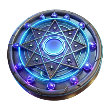 an image of a blue and purple glowing orb