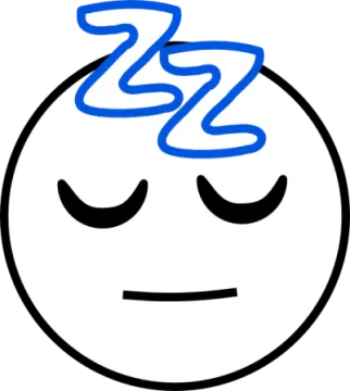a smiley face with a sad expression