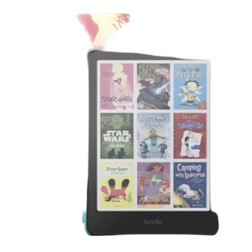 a kindle kind case with illustrations on it