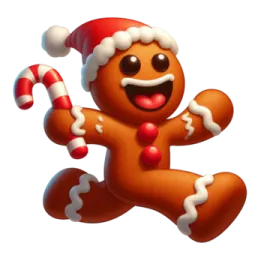 an image of a ginger in a santa hat