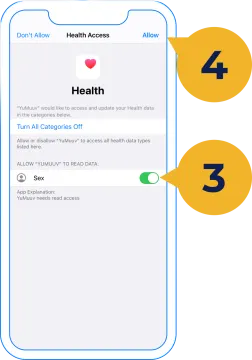 the health app on an iphone
