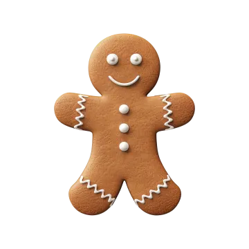 a close up of a ginger on a white background