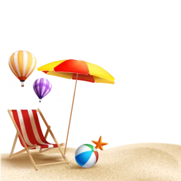 a beach chair and umbrella on the sand