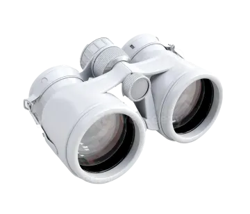 a pair of binoculars on a white background