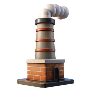 an image of a chimney on a white background