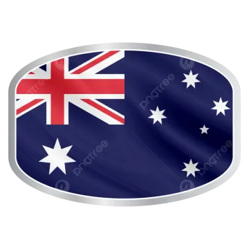 an australian flag sticker
