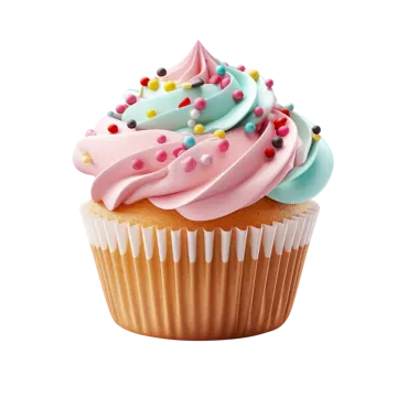 a cupcake with frosting on top