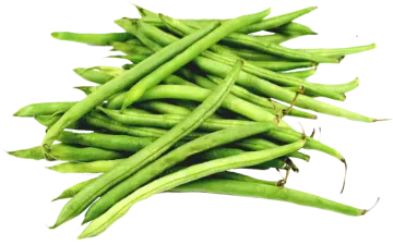 a pile of green beans