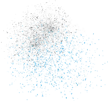 a white background with lots of blue dots