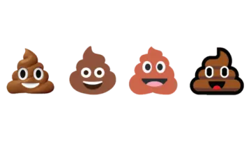a row of different emotics