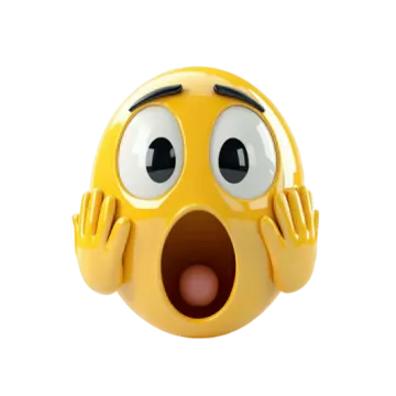 a yellow toy with an open mouth and eyes