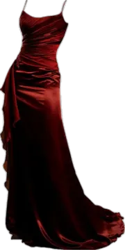 a red dress on a manne