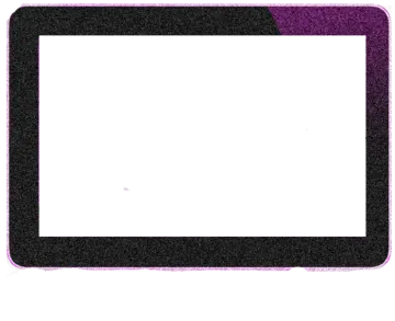 an image of a tablet with a blank screen