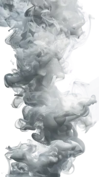 white smoke on a white background