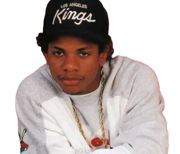 a man in a white sweater and black hat