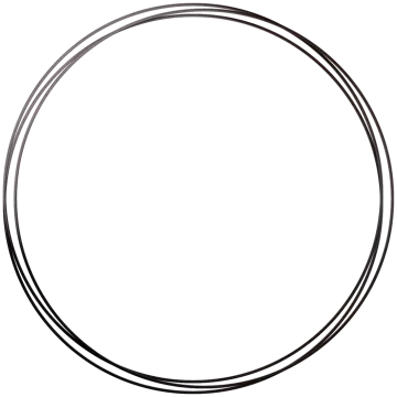 a black and white circle on a white background