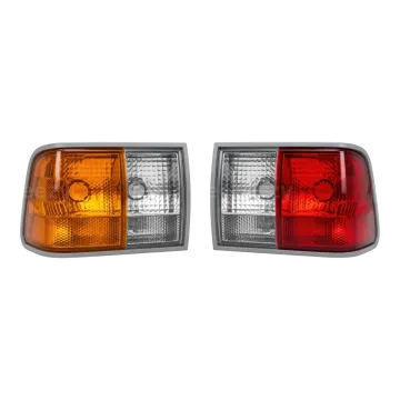 a pair of left and right tail lights