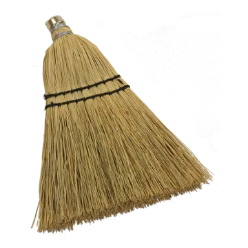 a broom on a white background