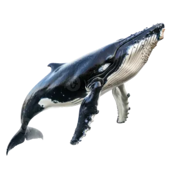 a whale jumping out of the water
