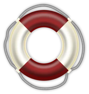 a life preserveer on a white background