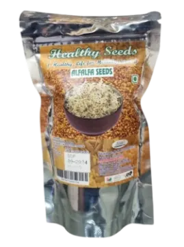 a bag of healthy seeds