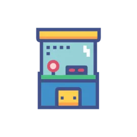 an icon of a slot machine