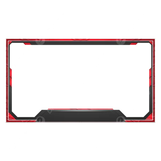 a red and black license plate frame