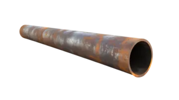 a large pipe on a white background