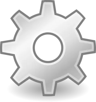 a gear wheel icon