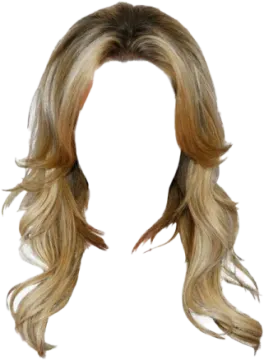 a woman with long blonde hair wearing a wig