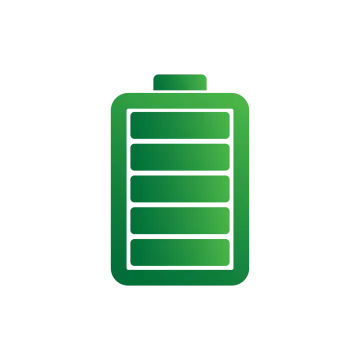 a green battery icon