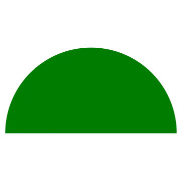 a green hat on a white background